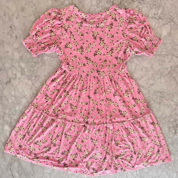 Draper James Pink Magnolia Floral Dress Size XS - Picture 2 of 7